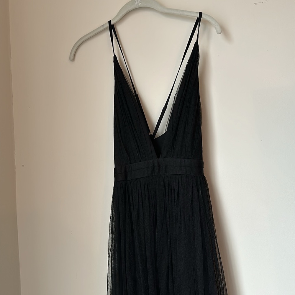 Long black dress